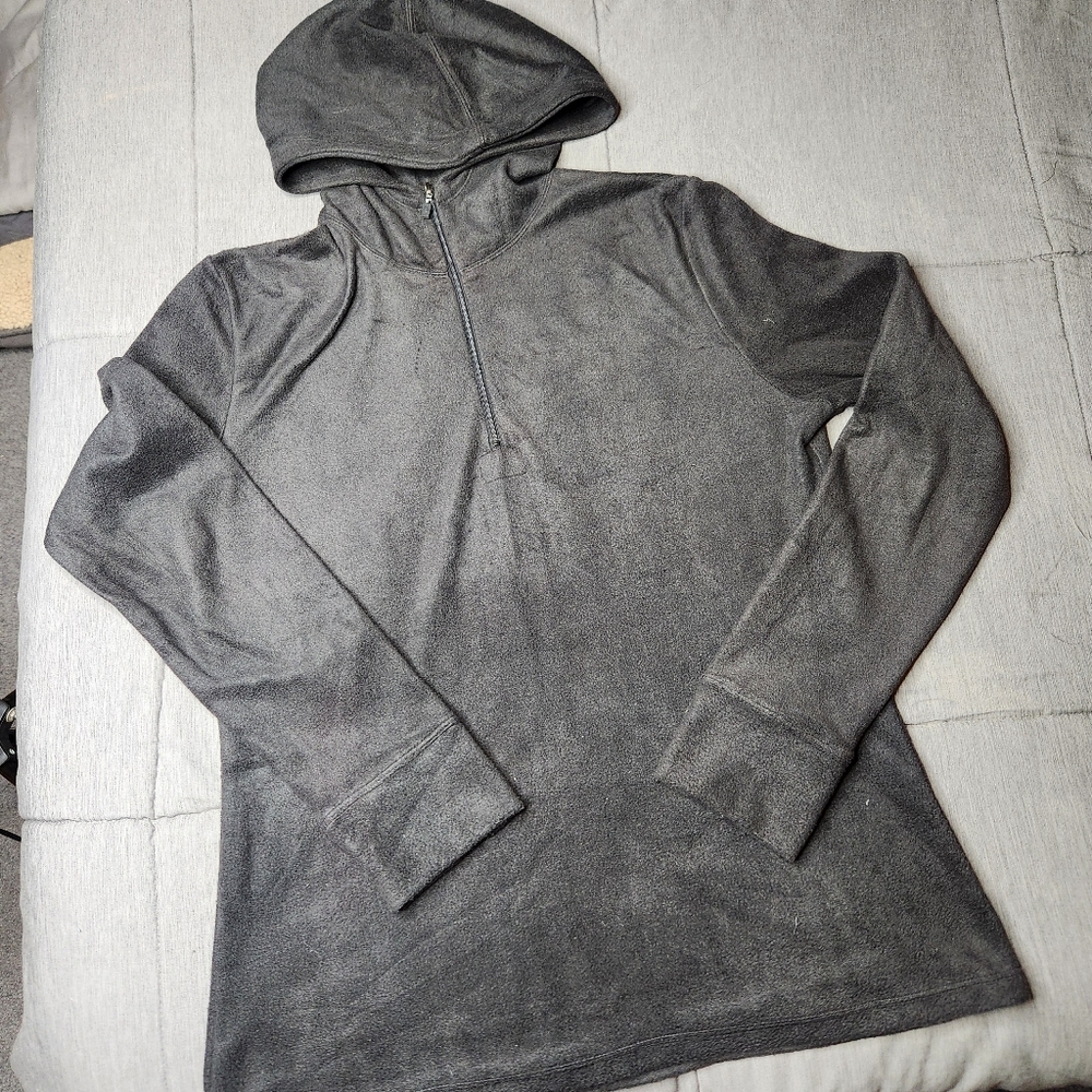 Cuddl Duds Black Fleece Hoodie